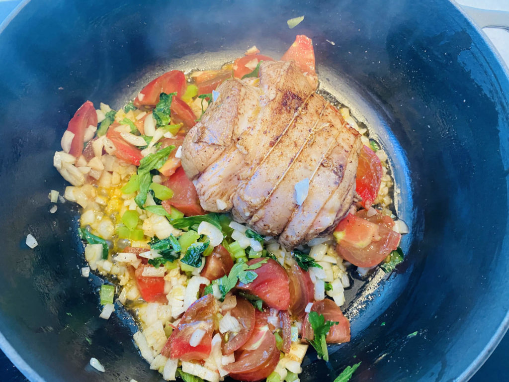 Couscous selle d'agneau