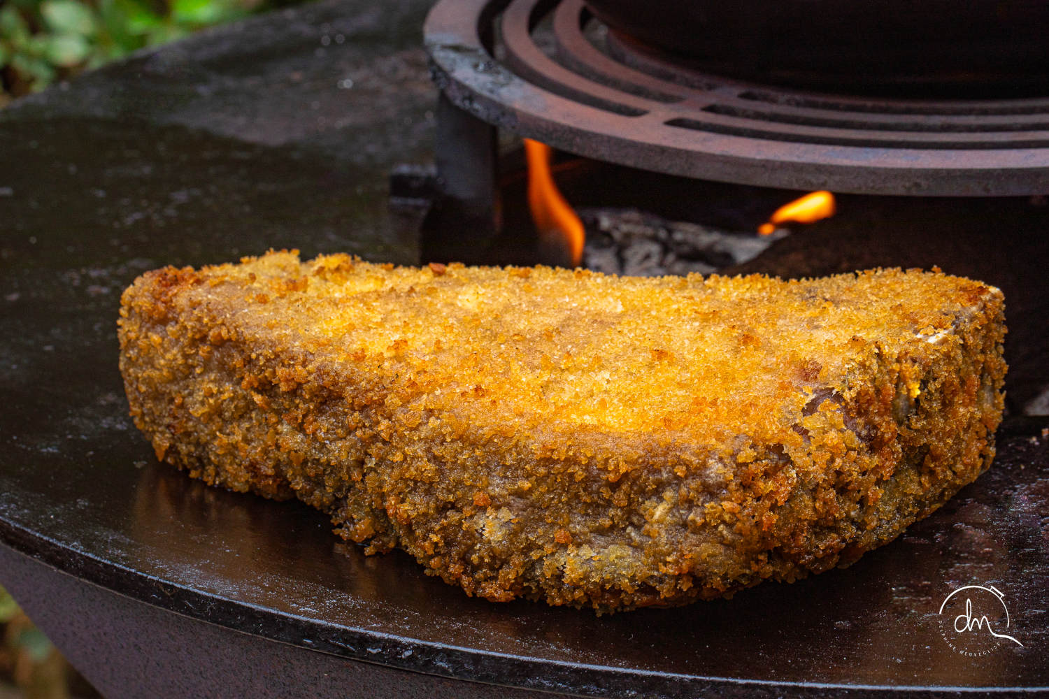 faux filet avec  os Wagyu katsu sando