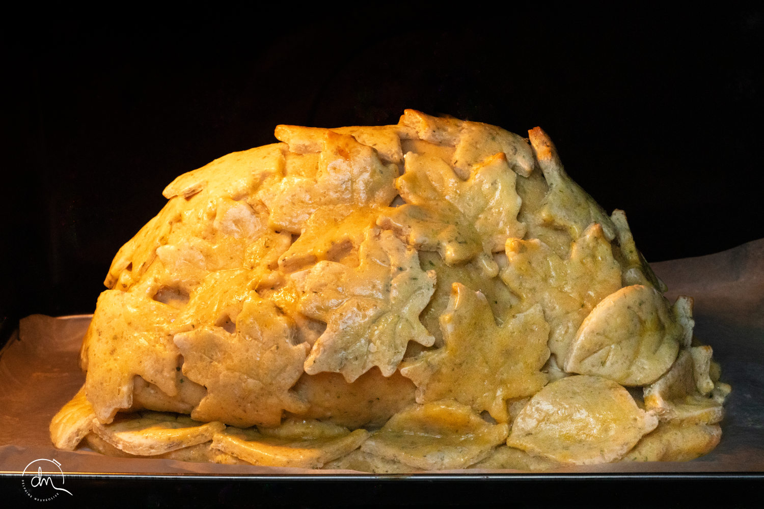 Poulet de Bresse AOP dans pâte de croute de sel au four